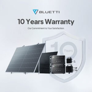 Bluetti Compact 350W/450W/550W Balcony Solar System Kit with 800W Micro Inverter Battery EU Certified DIY Installation Energy Savings